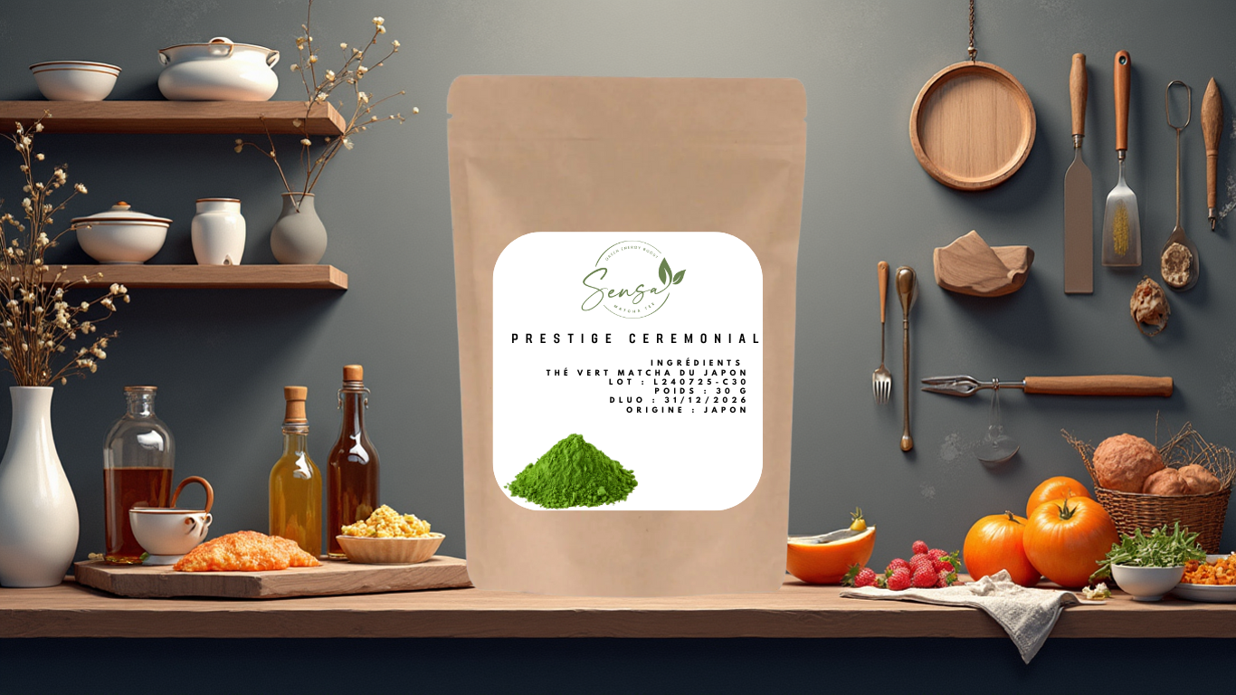 🌿 Naturel & éco-responsable – Matcha Prestige Cérémonial 30g 🌿